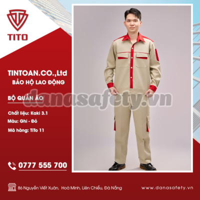 Quần áo bảo hộ công nhân giá rẻ Đà Nẵng