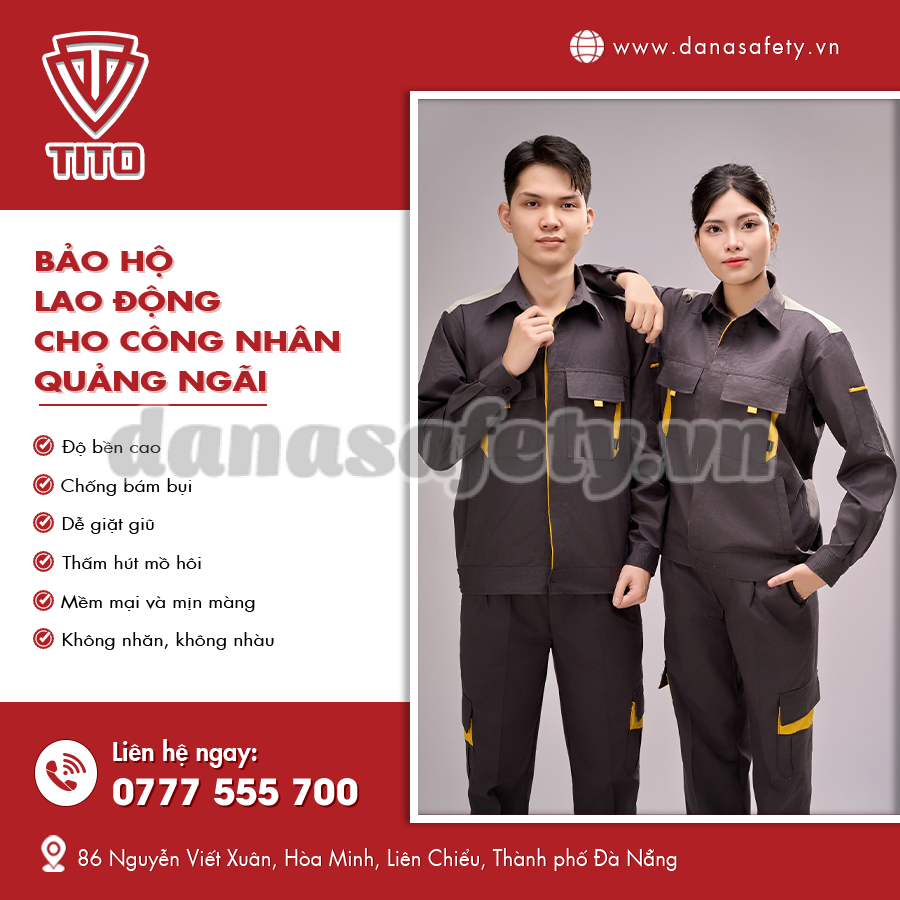 Bảo hộ lao động cho công nhân phù hợp môi trường nặng.