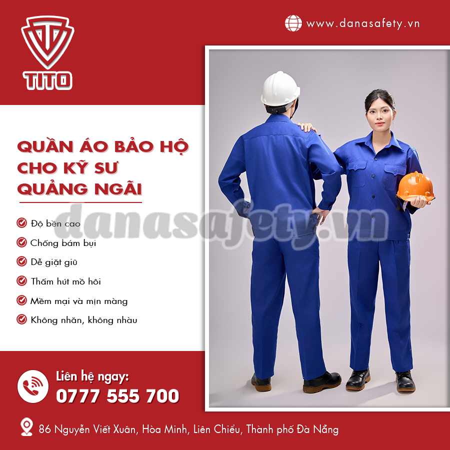 Quần áo bảo hộ cho kỹ sư có nhiều túi đựng dụng cụ.
