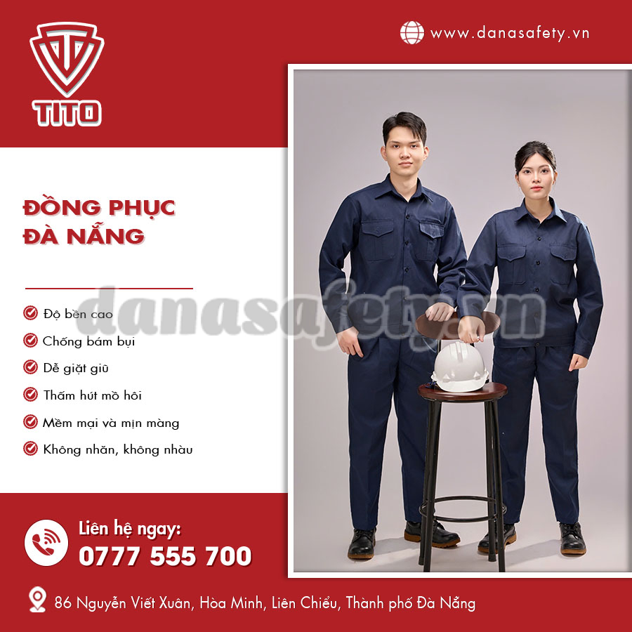 Đồng phục Đà Nẵng - Mẫu đồng phục bảo hộ lao động 